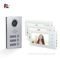 7 inch Color Video Door Phone for Three Fanilies,Video Intercom